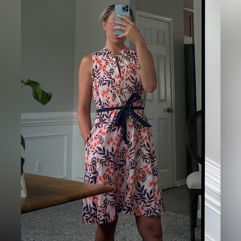 Retro Garden Shirt Dress - Picture 7 of 7